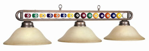 Glass Shades Billiard Light: BB-55 BZ