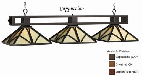 Stained Glass Billiard Light: CHA-B56 CAP