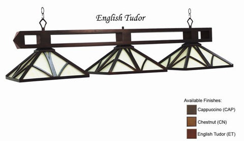 Stained Glass Billiard Light: CHA-B56 ET