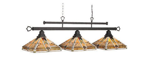 Stained Glass Billiard Light: MIV-B54 ESP