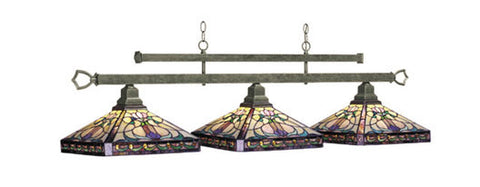 Stained Glass Billiard Light: MLO-B54 OB