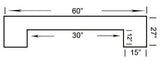 RAM 60" WOOD BAR